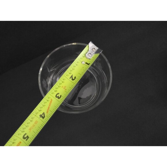 Vintage MCM Etched Glass Jar With Lid Vanity Apothecary - Picture 8 of 8